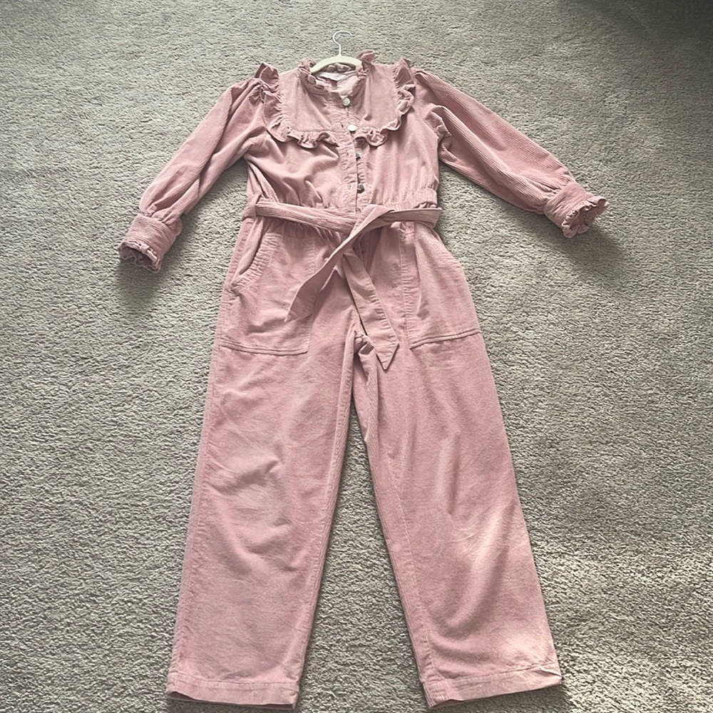 Romper velour pink Size S-M